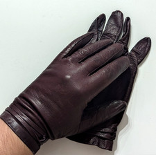Vintage Brown Burgundy Leather