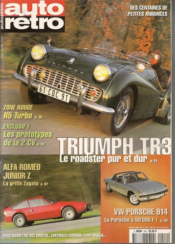 Auto retro 242 triumph tr3 - retro, tr2