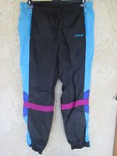 Pantalon ADIDAS nylon noir années 90 pant sport vintage ancien 186 XL D7