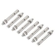 Cheville Acier Inox 304 M6 x 60mm 8 Pcs Concrete Silver