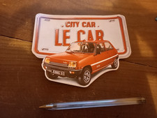 Rare autocollant Renault 5 Le Car