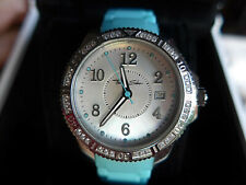Montre THOMAS SABO neuve bracelet silicone bleu turquoise WA0118-237-202