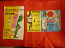 vintage-ancien prospectus publicité vieux papiers DAMART Thermolactyl 1950