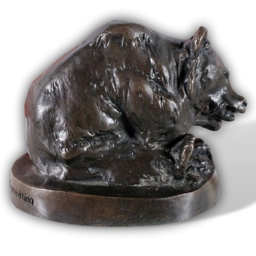 Ours sculpture bronze - de,