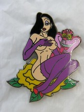 pin's JESSICA RABBIT et le chat du Cheshire - variante 6 - dim 36x42mm ,pin up