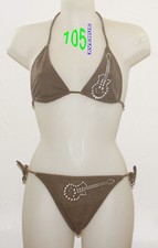 NEUF @@ MAILLOT 2 PIECES BIKINI TRIANGLE + PAIN DE SUCRE + 2 (FR 85B/40 - 70B/38