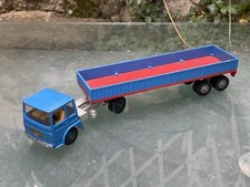 Jouet Ancien camion Saviem + remorque Titan Solido démontable