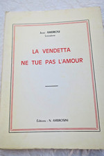 CORSE La Vendetta ne tue pas