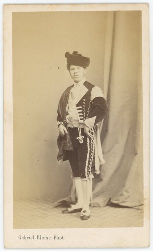 Cdv circa 1865 portrait - portrait, d'un