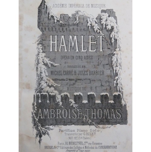 Thomas ambroise hamlet opéra - thomas,
