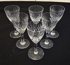 6 verres en cristal de Saint