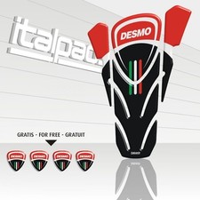 Protège-réservoir "Desmo" rouge noir pour DUCATI Monster