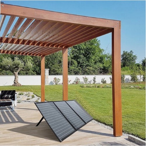 Panneau solaire mobile pliable