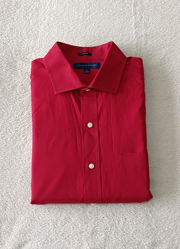 Chemise tommy hilfiger rouge - hilfiger,
