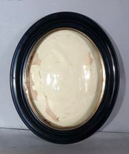 Ancien cadre ovale + verre