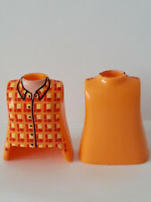 Playmobil lot 2 bustes de personnage femme city life maison custom création