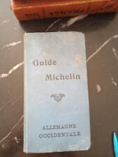 Guide Michelin Allemagne Occidentale 1915 destiné à l'armée 