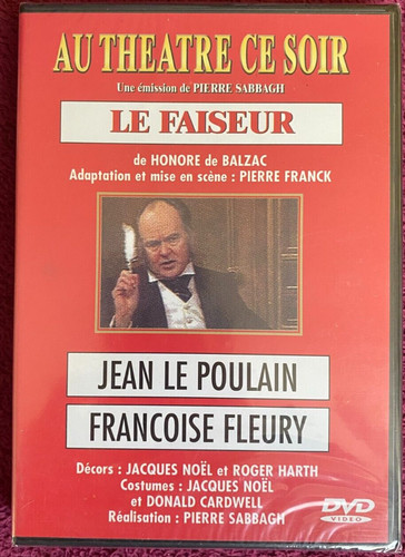 Dvd theatre le faiseur - le,