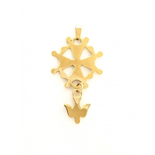 Pendentif croix huguenote - pendentif,