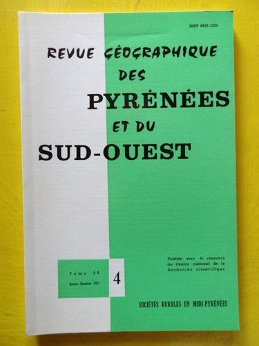 Revue géographique pyrénées - revue,