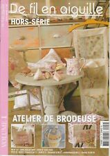 De fil en aiguille N°22 HS point croix Atelier brodeuse V. Enginger, C. Lacroix