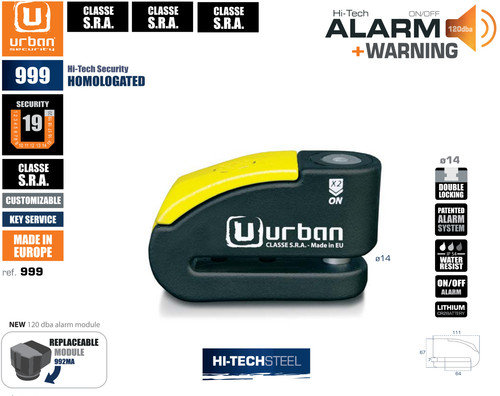 Bloque disque urban alarme - urban,