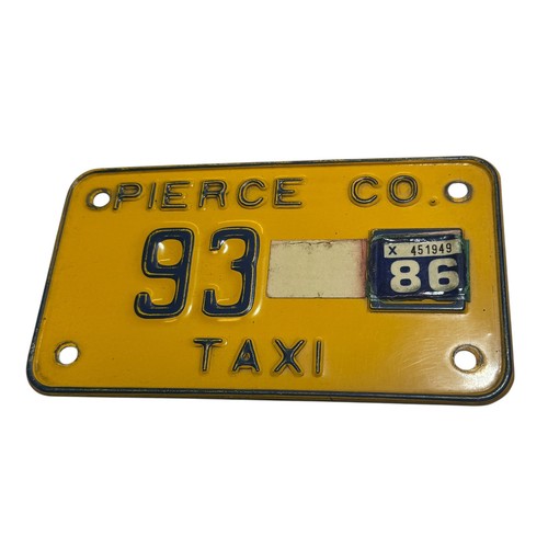 1986 pierce taxi tacoma - 1986,