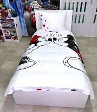 Minnie Baccio Set 2pezzi Lit Simple Housse de Couette 140x200cm Coton Linge