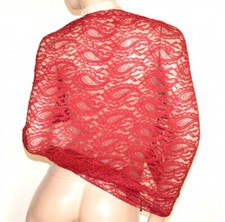 Etole rouge femme châle