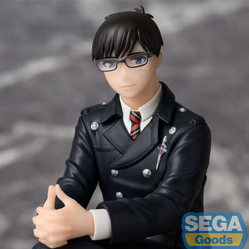 Blue exorcist figurine - blue,
