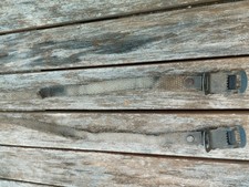 Paire de sangles pour cale pieds vélo ancien vintage