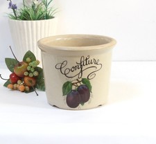 Ancien Pot à confiture Prune
