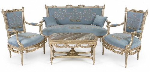 Garniture salon rococo - garniture,