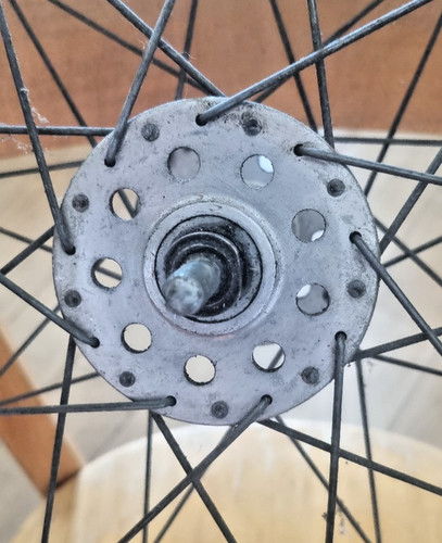 Roue velo course 1950 60 - av,