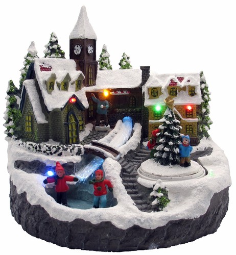 Led village hiver avec - led,