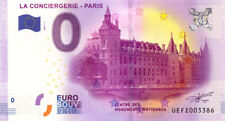 75001 La Conciergerie, N° de la 2ème liasse, 2017, Billet Euro Souvenir
