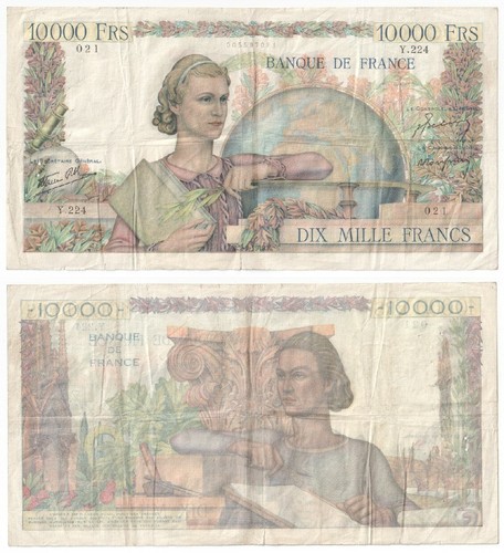 France 000 francs - france, banknote