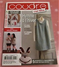*MAGAZINE N° 21 * COUDRE C'EST FACILE * HYMNE A L'HIVER *