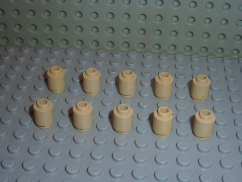Cylindre tan lego ref - cylindre,
