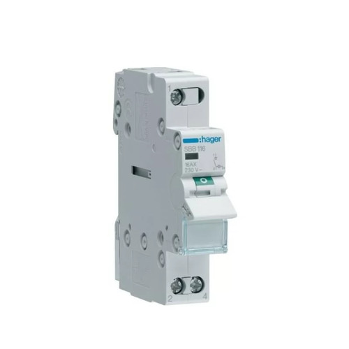 Hager sbb116 interrupteur - hager,