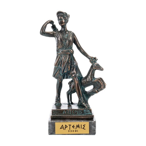 Statue bronze artémis - statue,