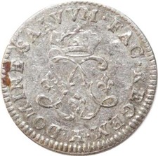 CD0962 Rare 4 Sols 2 Deniers