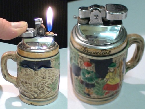 Briquet ancien table - briquet,