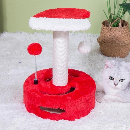 Arbre chat noël - chat,