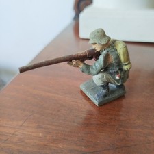 Lineol Germany soldat allemand accroupi qui tire WWII Wehrmacht 39 45 bon état 