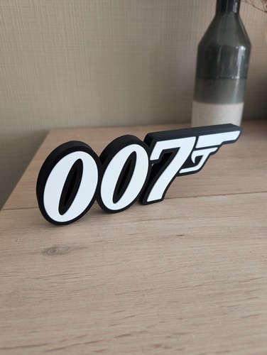 Logo james bond 007 - 3d,