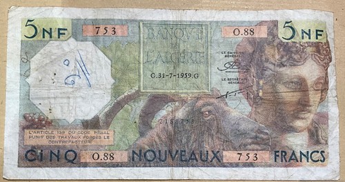 Algérie nouveaux francs - -,
