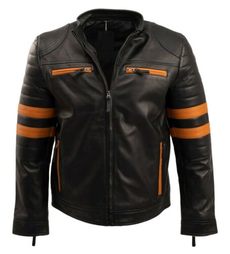 Blouson motard homme cuir