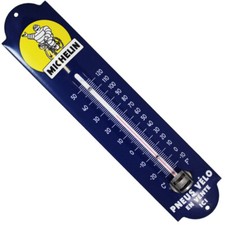 Thermomètre émaillé bombé