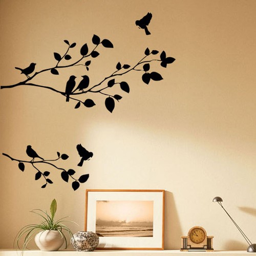 Oiseaux sur arbre branches - oiseaux,
